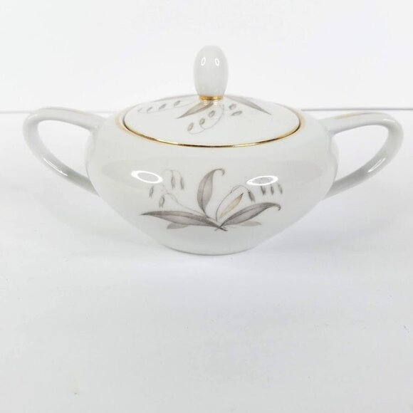 Kaysons Fine China Sugar Bowl Golden Rhapsody Japan Vintage 60s Gold Trim MCM - Picture 2 of 8